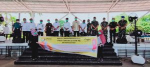 Dukung Pemko Batam Cegah COVID-19, bright PLN Batam Berikan Bantuan Wastafel Portable dan Hand Sanitizer