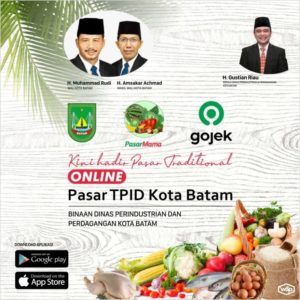 Gandeng Gojek, Pasar TPID Layani Pembelian Bahan Pangan secara Online Lewat Aplikasi Pasar Mama