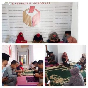 Bawaslu Morowali Melaksanakan Yasinan dan Do’a Bersama