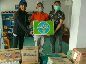 PAN Batam Berikan Bantuan Pangan untuk Tenaga Medis di RSKI COVID-19 Galang