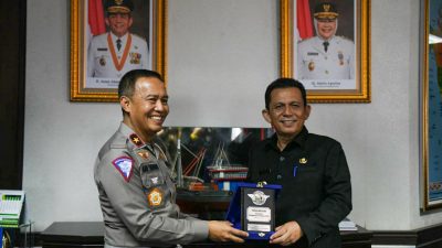 Pemberian Audiensi Dirgakkum dan Dirregident Korlantas Mabes Polri kepada Gubernur Ansar