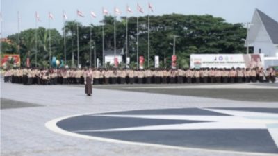 Peringatan Hari Pramuka, Bupati Asahan Terima Penghargaan Lencana Melati