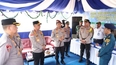 Kabareskrim Polri Cek Langsung Pos Terpadu Dan Pos Pam Nataru 2024  Di Batam