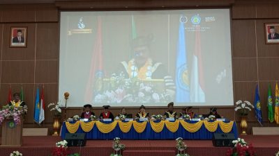 Romo Dikukuhkan Sebagai Guru Besar Ilmu Hukum Tata Negara Uniba