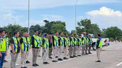 BIB Gelar Upacara Penutupan Posko Terpadu Angkutan  Nataru 2023-2024