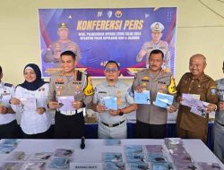 Penertiban Kendaraan Angkutan Barang di Kota Batam, Ditlantas Polda Kepri Gelar Press Release Bersama Jasa Raharja & Mitra FKLL Kepri