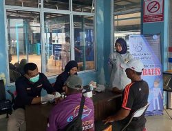 Jasa Raharja Gelar Cek Kesehatan Gratis di Pelabuhan Tanjung Uban