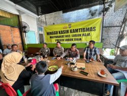 Polsek Lubuk Baja Gelar Minggu Kasih Kamtibmas di Warung Cak Sis RT.002, RW.004, Kel. Kampung Pelita, Kec. Lubuk Baja -Kota Batam