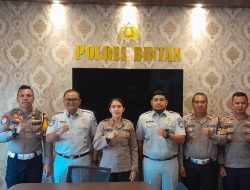 Jasa Raharja Tanjungpinang dan Polres Bintan Lakukan Evaluasi Peningkatan Pencegahan dan Penanggulangan Kecelakaan