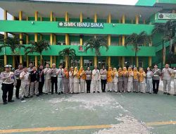 Jasa Raharja dan Ditlantas Polda Kepri Gelar Safety Riding aksi keselamatan di SMKS Ibnu Sina Batam