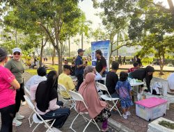 Jasa Raharja Kepri Gelar Pengobatan Kesehatan Gratis dan Praktik PPGD di Alun-Alun Batam Kota