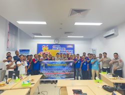 Jasa Raharja dan Ditkamsel Polda Kepri Gelar Pelatihan PPGD dan Sosialisasi Keselamatan Lalu Lintas Bersama Driver Indomaret Batam