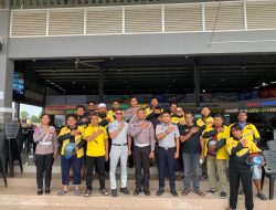 Jasa Raharja Sosialisasikan Keselamatan Berkendara bagi Driver Maxim Tanjung Uban