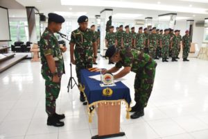 Serahterima Jabatan Kadiskum Lantamal IV Tanjungpinang