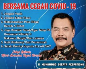 Himbauan Seorya Respationo ke Warga Kepri Cegah Corona: Hindari Kerumunan