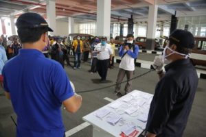 Cegah Covid-19, Dishub Surabaya Terapkan Protokol Transportasi di Terminal