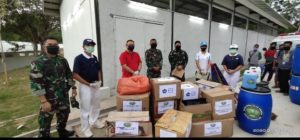 PSMTI dan APINDO Salurkan Bantuan Ratusan RDT dan 1000 Masker ke RS Galang