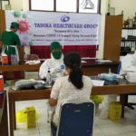 Ratusan Karyawan PT Pamorganda  Jalani Rapid Test Cegah COVID-19