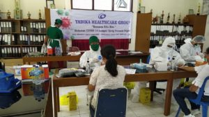 Ratusan Karyawan PT Pamorganda  Jalani Rapid Test Cegah COVID-19