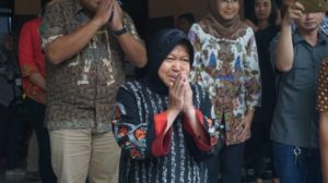 Wali Kota Risma Pamit ke Warga di HUT Kota Surabaya