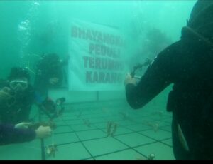 Perdana Tanam Terumbu Karang, Ini Kata Pengurus Bhayangkari Kepri