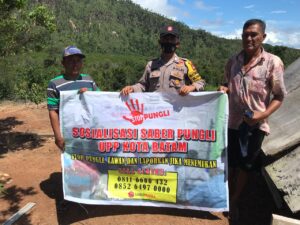 Bhabinkamtibmas Polsek Galang Beri Penyuluhan dan Sosialisasikan Saber Pungli ke Masyarakat