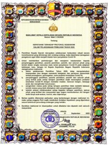 Maklumat Kapolri Tentang Kepatuhan Terhadap Protokol Kesehatan dalam Pilkada 2020