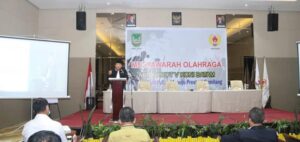 Hadiri Muskot V KONI Batam, Syamsul Dorong Atlet Batam Berprestasi dan Batam Miliki Pusat Olahraga