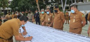 ASN Pemko Batam Tandatangani Pernyataan Netralitas Pilkada