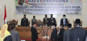 Dilantik Jadi Anggota DPRD Batam, Syamsul Ucapkan Selamat Kepada Capt Luther Jansen