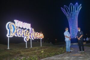 Taman Dang Anom Lengkapi Suasana Malam Batam Makin Memesona