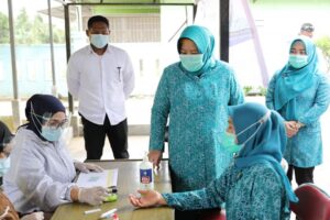 Cegah Penyebaran Covid-19, PKK Batam Dilalukan Rapid Tes Gratis