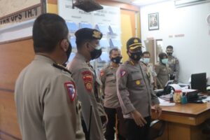 Polresta Barelang Terima Supervisi Pengecekan Posko Operasi Mantap Praja 2020