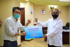 BP Batam Terima Bantuan 2.000 Masker dan Hand Sanitizer dari Bank BTN Cabang Batam
