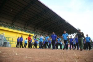 Agar Tetap Tampil Bugar, Anggota Ditpam BP Batam Jalani Tes Kesamaptaan Jasmani