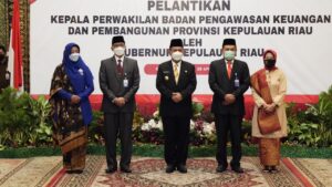 Gubernur Lantik Kepala Perwakilan BPKP Kepri