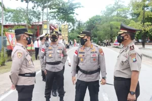 Kapolresta Barelang Pimpin Upacara Kenaikan Pangkat Pengabdian Personil