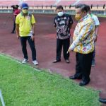 Sekda SF Hariyanto Tinjau Kondisi Stadion Utama Riau