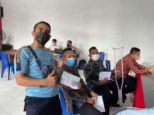 Rutan Tanjungpinang Bekerjasama dengan Dinkes Kota dan Polres Adakan Vaksinasi Booster