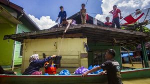 Banjir Melanda 10 Desa di Balangan Kalsel