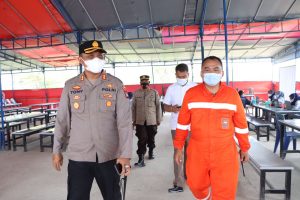 GERAI VAKSIN POLRES KARIMUN DI PT.SAIPEM