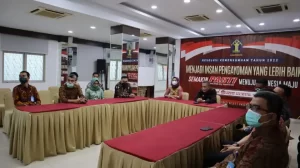 Kanim Batam Ikuti Apel Kesiapan dan Pelepasan Mudik Bareng Kemenkumham