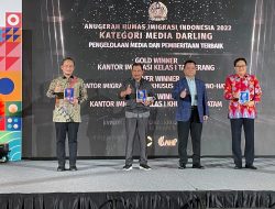 Kakanim Kelas I Khusus TPI Batam Raih Gold Winner pada Anugerah Humas Indonesia Tahun 2022