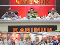 Kabid Humas Polda Kepri Pimpin Kegiatan Supervisi Fungsi Teknis Kehumasan Dan Asistensi Serta Sosialisasi Keterbukaan Informasi Publik di Polres Karimun