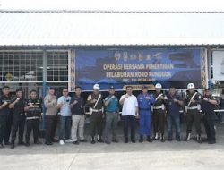 Gencarkan Sinergi Pengawasan, Bea Cukai Batam bersama TNI, Polri dan ASDP Gelar Operasi Bersama