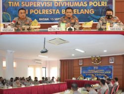 Tim Supervisi Divhumas Polri Kunjungi Polresta Barelang