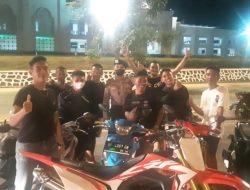 Patroli Cipkon Polsek Batu Aji, Sampaikan Prokes Dan Himbauan Kamtibmas