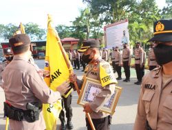 Bendera Kuning&nbsp; Berkibar di Nongsa&nbsp; Polsek Terbaik Jajaran Polresta Barelang Penilaian Kinerja Agustus 2022