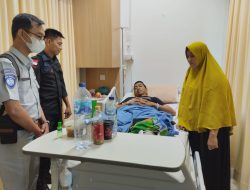Jasa Raharja Kepri Santuni Korban Luka-Luka Kecelakaan Di Dekat Kantor Pemadam Kebakaran Barelang Batam