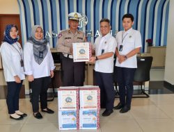 Jasa Raharja Kepri Serahkan Bantuan Sarana Tertib PKB Ke Ditlantas Polda Kepri